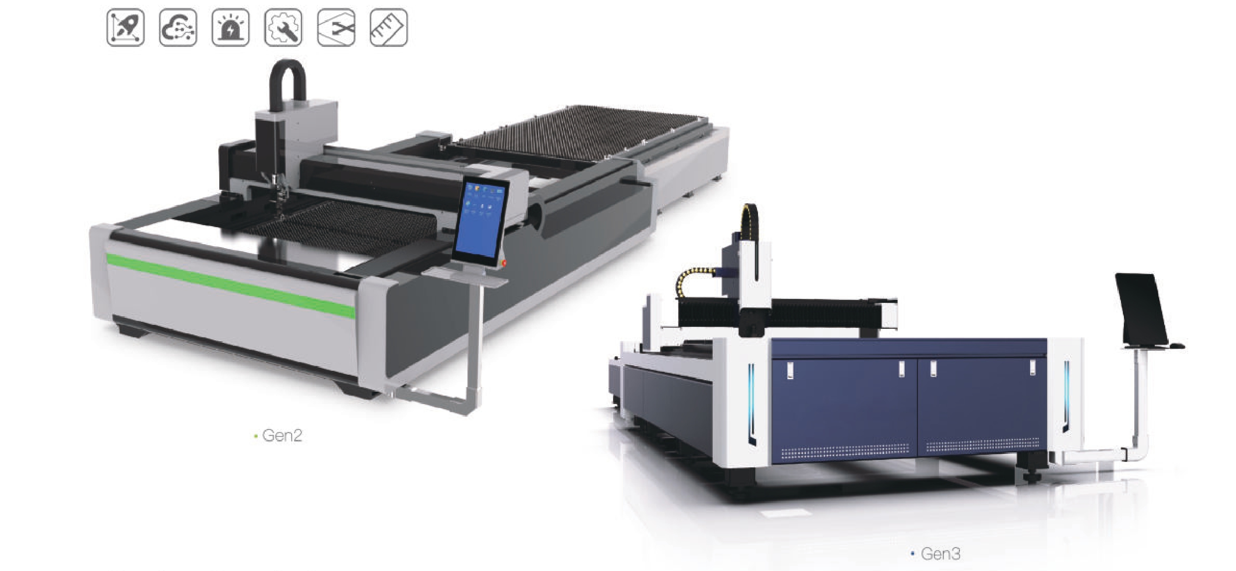 LF-EX Exchange Platform Fiber Laser Cutting Machine